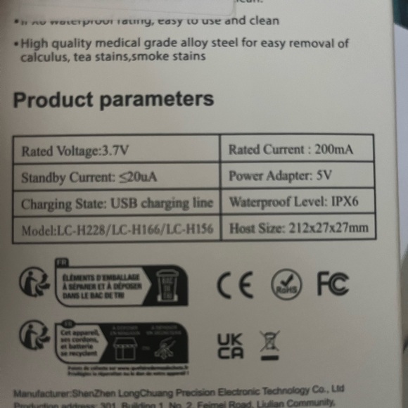 Dog Electric Toothbrush Pet Brush Setfor Plaque and Tartar Removal - Picture 4 of 4